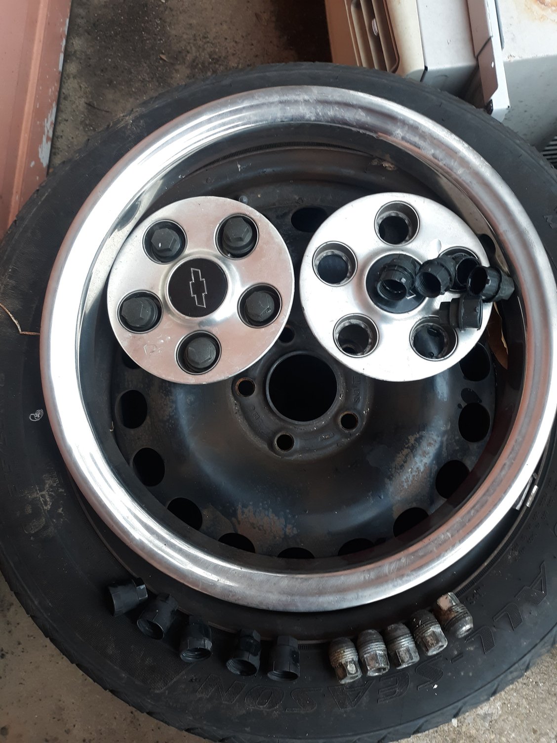 8 lug chevy pattern on Recipe For Dish Pie Center Cap And Trim Ring Chevy Hhr Network