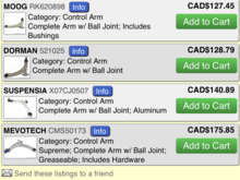 The 25930725 arms are currently unavailable at RockAuto, disregard these part numbers, they do not fit your HHR