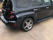 Still a little high in the rear, but the wheels look very good