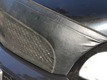 This is the hood protector he loaned to me, I’m looking for a used Colgan bra, I found some in the inactive classified ads, maybe someone still has one for sale! 