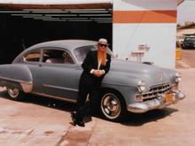 He loves his custom cars!