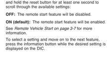 Remote start instructions 