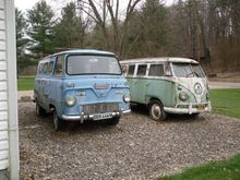 This is a 59 Thames , The yellow mini came from Middletown ,Conn.