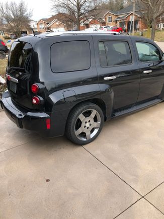 Still a little high in the rear, but the wheels look very good