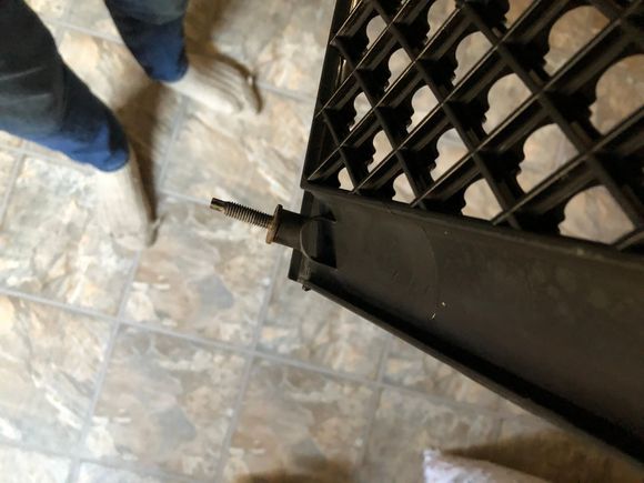 The flimsy mounting point