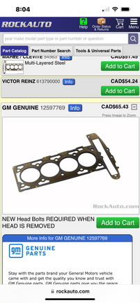 2.4 gasket
