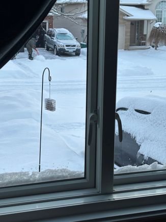 That’s Dan over there clearing his driveway! 