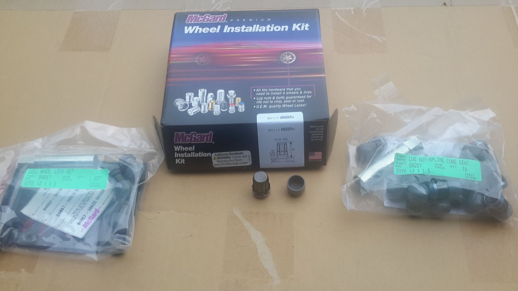 Wheels and Tires/Axles - McGard Black SplineDrive Wheel Installation Kit (M12 x 1.5 Thread Size) - New - All Years Any Make All Models - Murrysville, PA 15668, United States