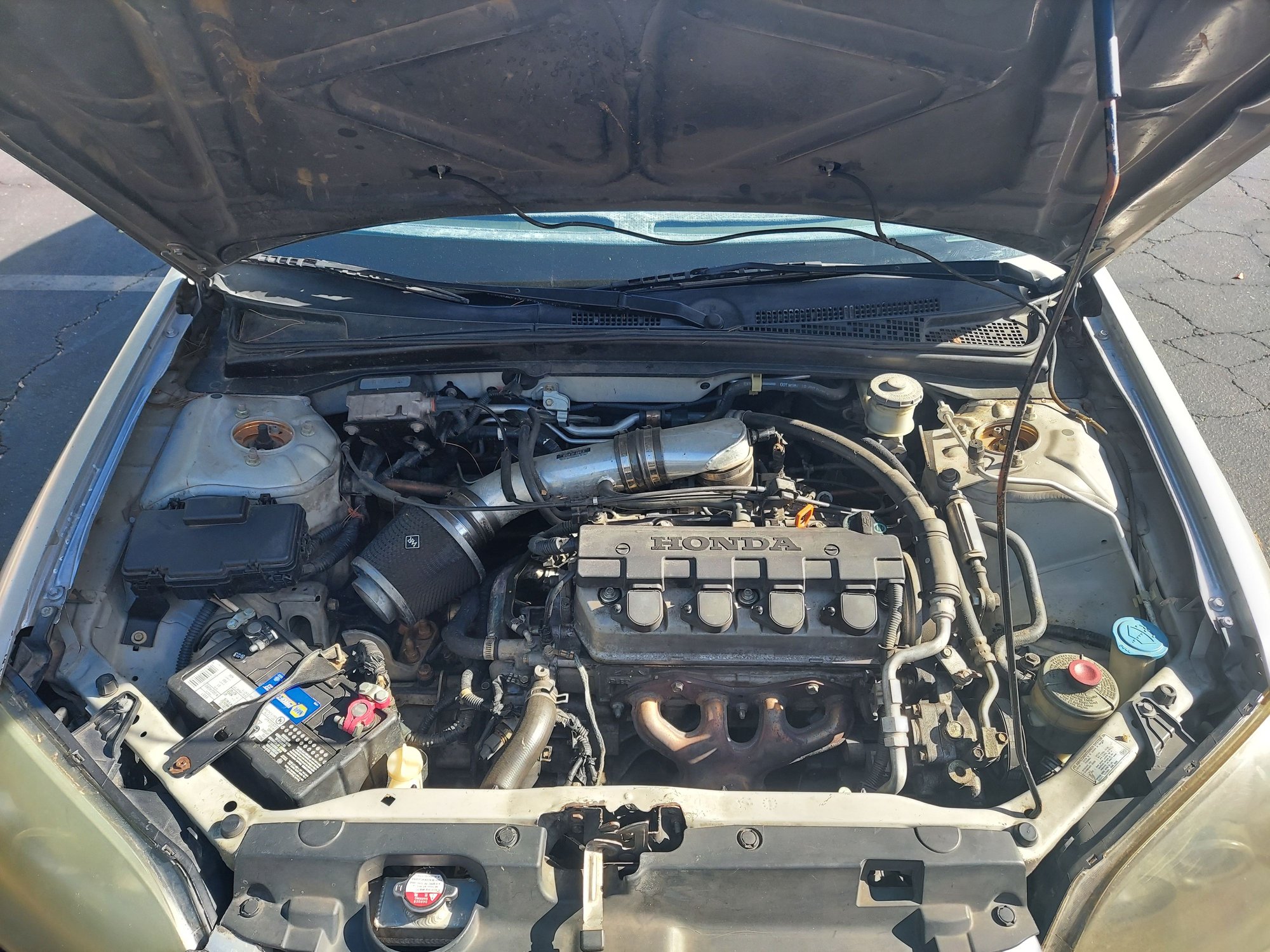 2003 Honda Civic - Honda Civic 2003 LX - Used - VIN 1HGEM22653L032440 - 252,377 Miles - 4 cyl - 2WD - Automatic - Coupe - Silver - Newhall, CA 91321, United States