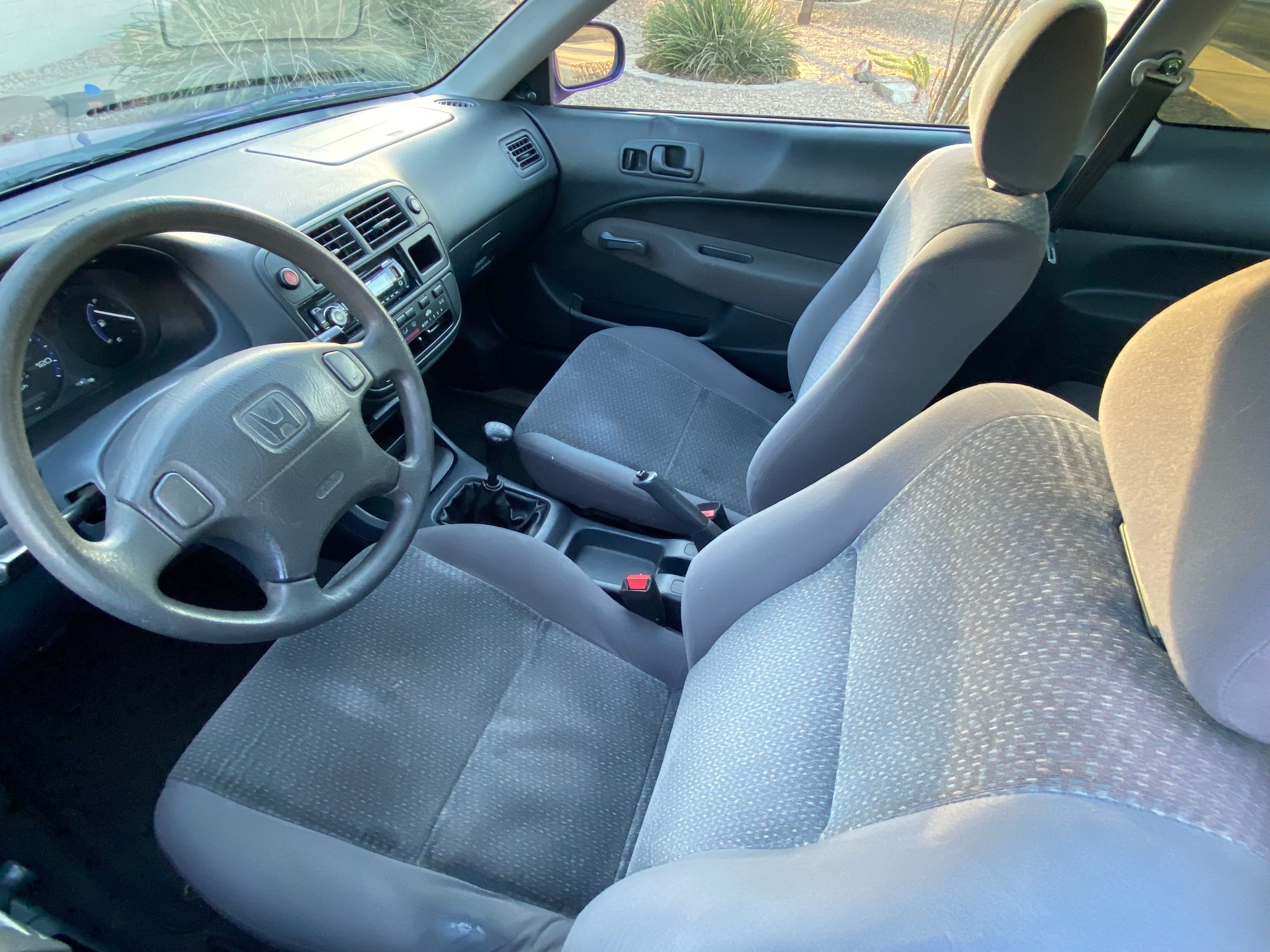 1998 Honda Civic - 1998 Honda Civic DX Hatchback - Used - VIN 2HGEJ6345WH122444 - 128,598 Miles - 4 cyl - 2WD - Manual - Hatchback - Purple - Tempe, AZ 85282, United States