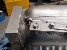 Used jb weld for the outside and as it was drying, i sprinkled grindings on the jb weld.
My theory is it will help strengthen the bond but also makes it look nicer...