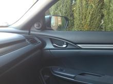 View of the passenger's side, from the driver's seat