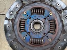 No material left on the friction disk.