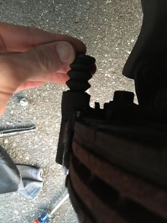 Drivers side bottom stretched