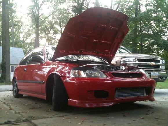 Fog lights wouldn't fit because of the intercooler piping