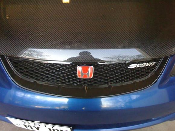 new grille with spoon logo and JDM H
