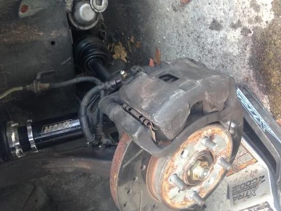 DC2 GSR front spindles and brake upgrades
