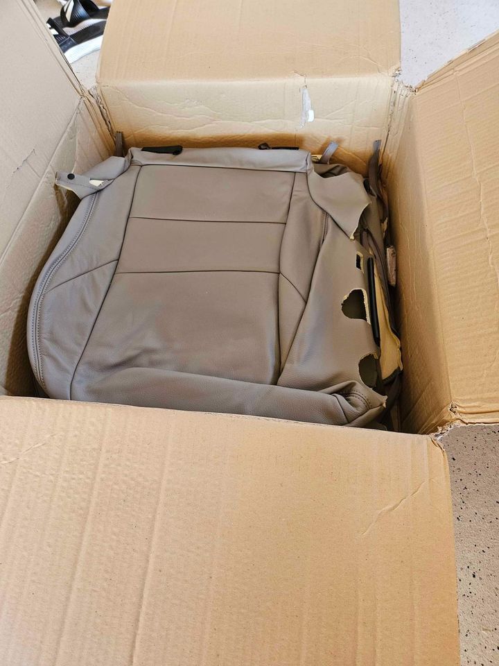 Interior/Upholstery - 2012-15 Civic Coupe Katzkin genuine leather seat covers-Grey - New - 2012 to 2015 Honda Civic - Murrieta, CA 92563, United States