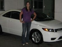 Me with my awesome Civic.