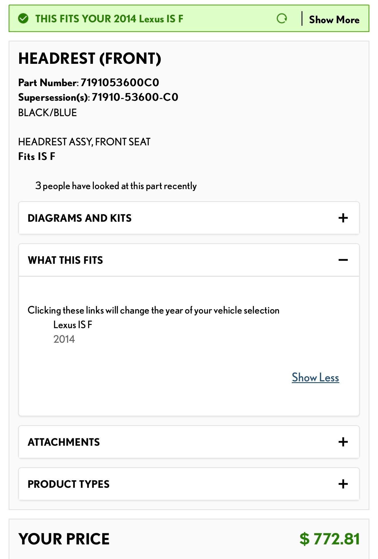 Says it�s for 2014 only, no other models listed. That�s how you can tell.