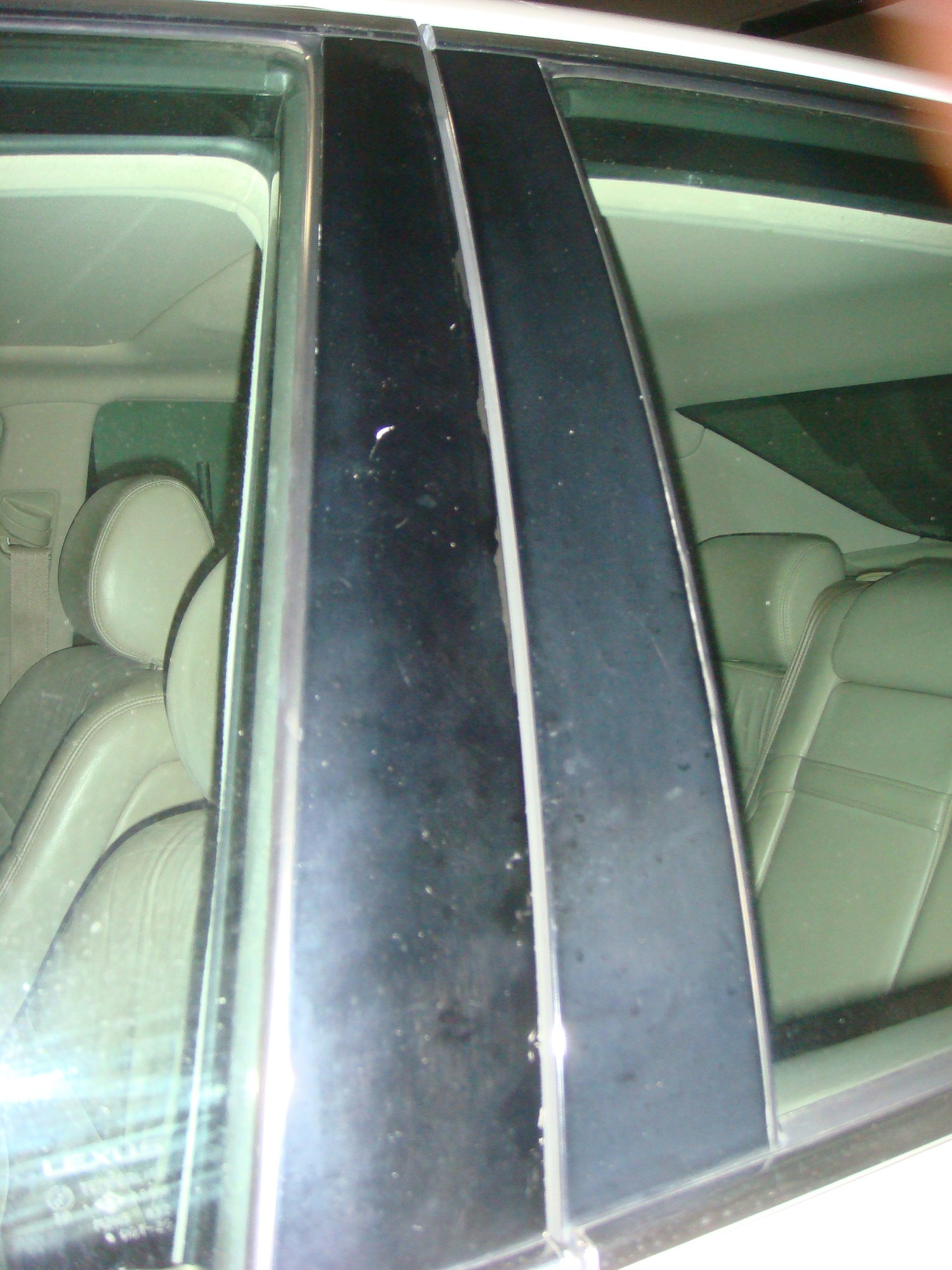 2002-2006 Lexus ES All Models PIL-133-MB Ferreus Industries Matte Flat Black Pillar Post Trim Cover fits