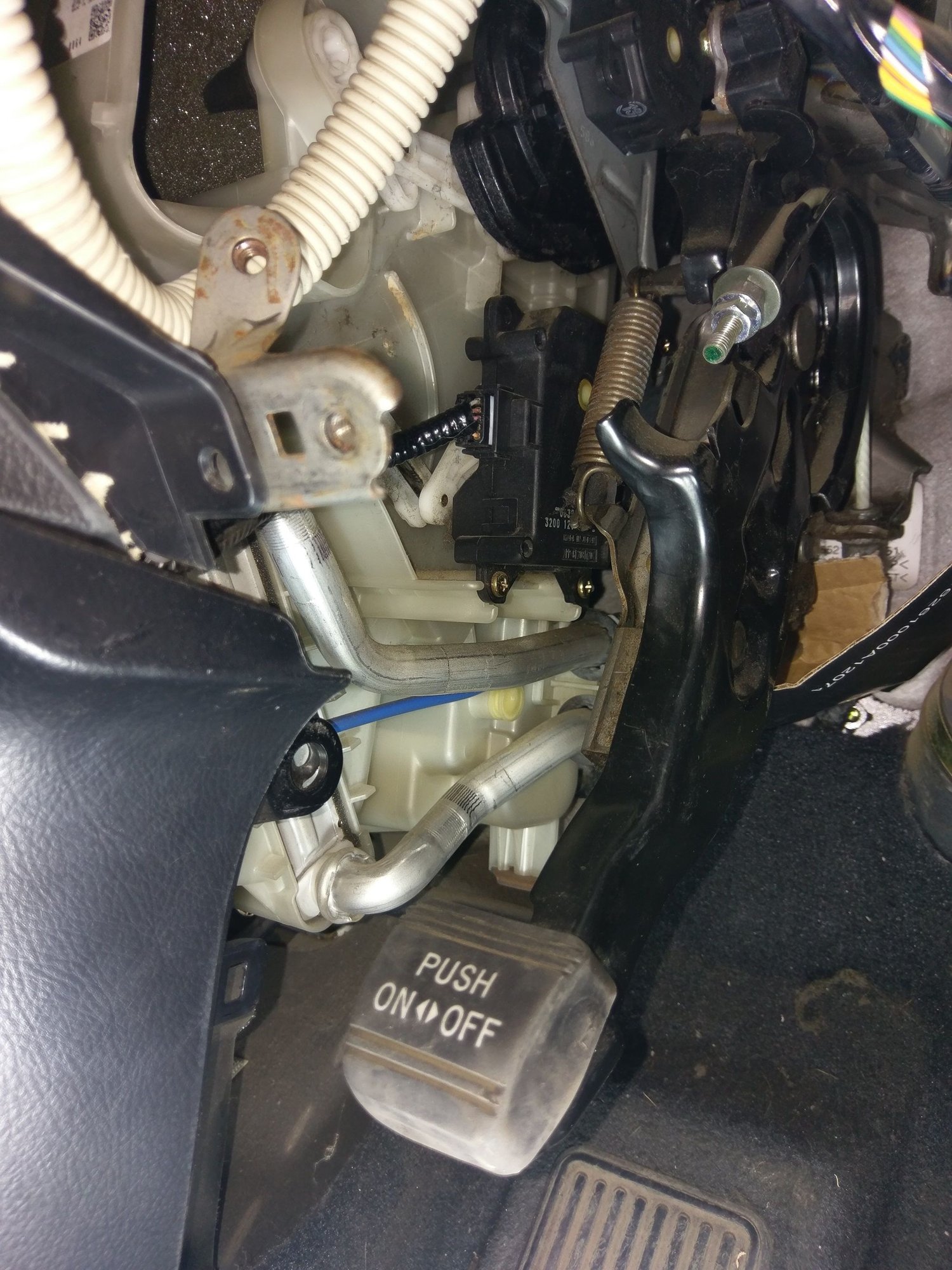 Replace driver side blend door actuator (Right hand drive model