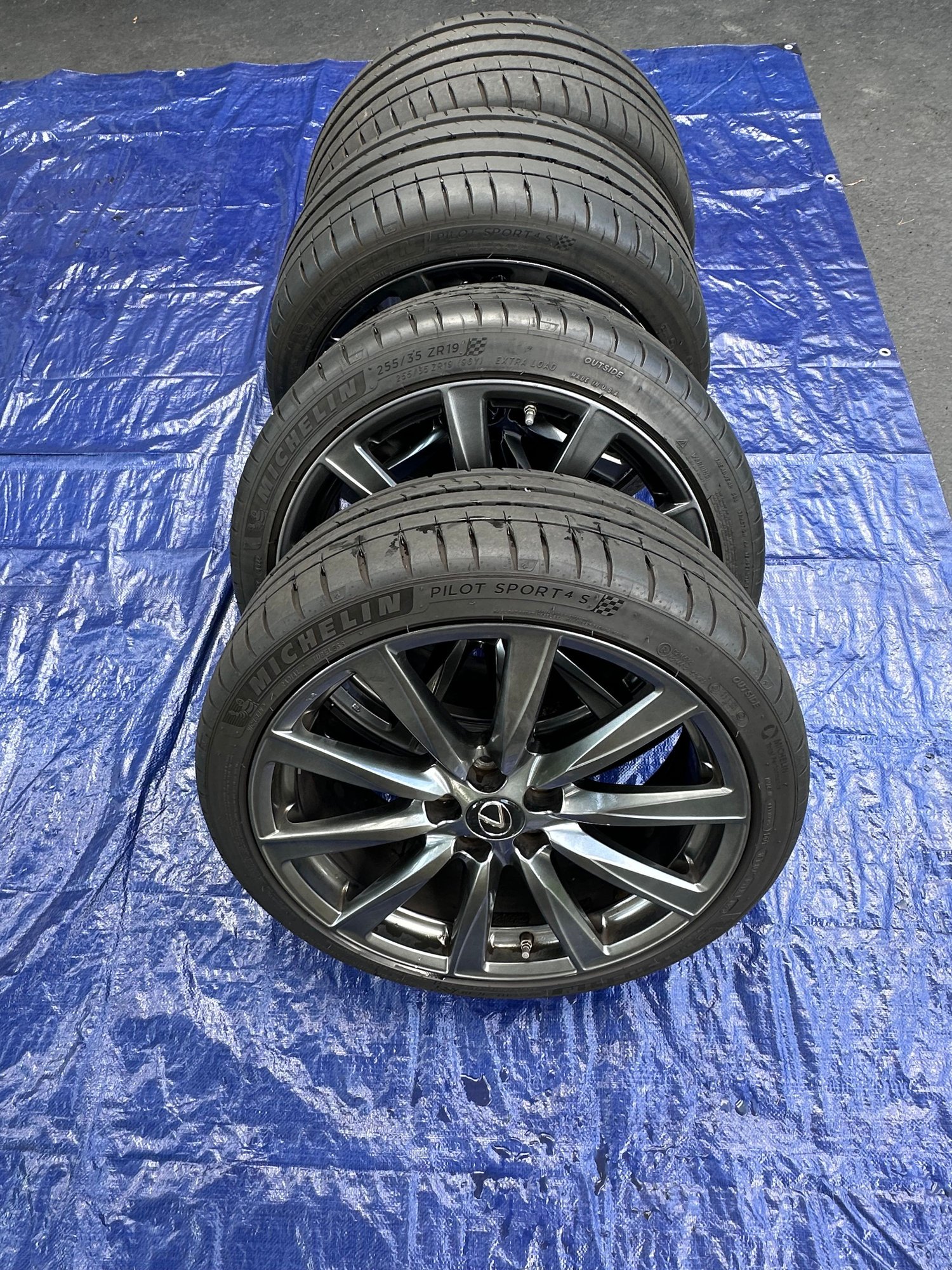 Wheels and Tires/Axles - ISF OEM Wheels + Michelin Pilot Sport 4S Summer Tires - Used - All Years  All Models - Naperville, IL 60564, United States