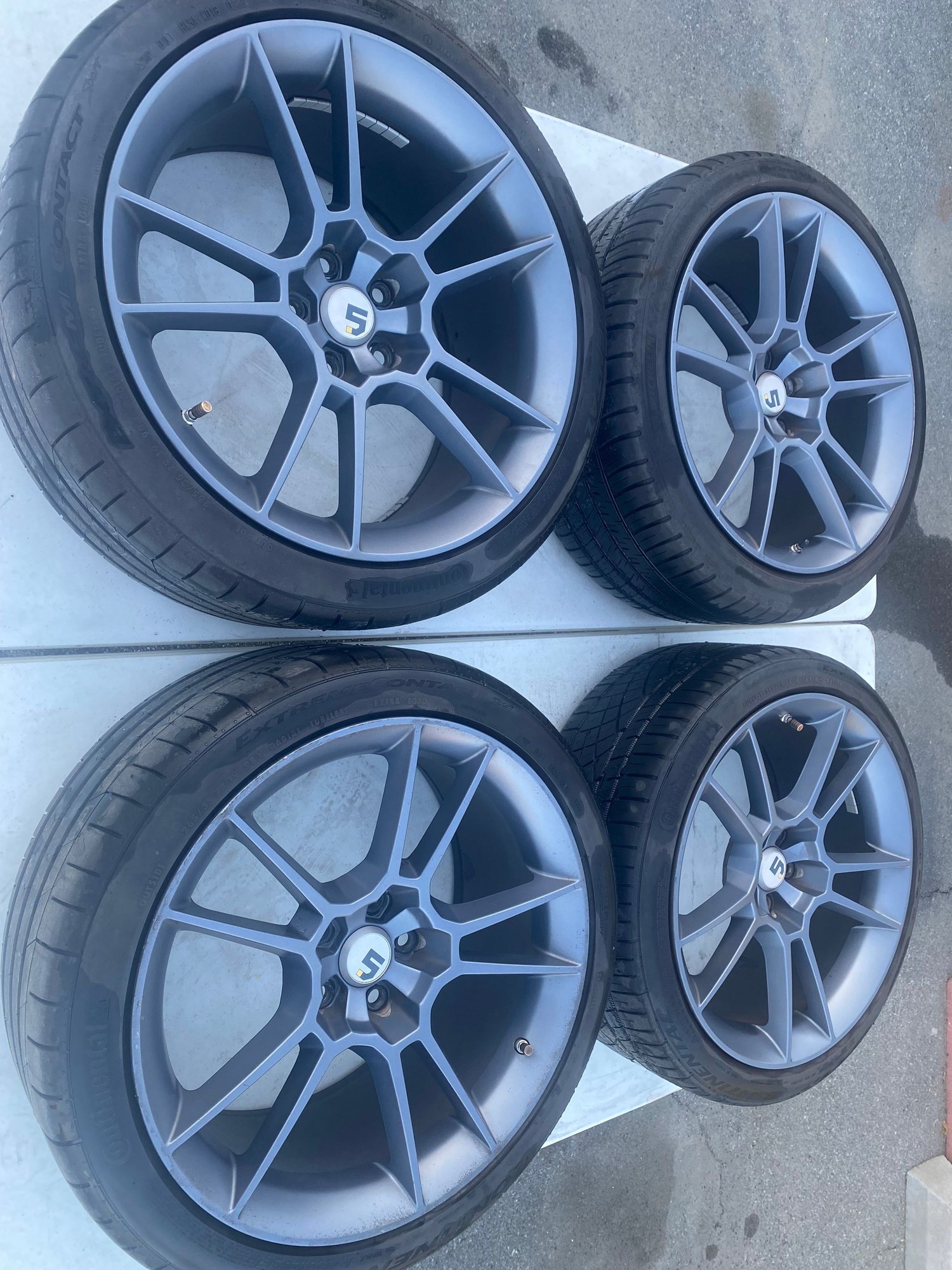 Wheels and Tires/Axles - Five Axis Wheels/Tires 19x9.5 +45 (Rare/discontinued) - Used - 0  All Models - Rosemead, CA 91770, United States