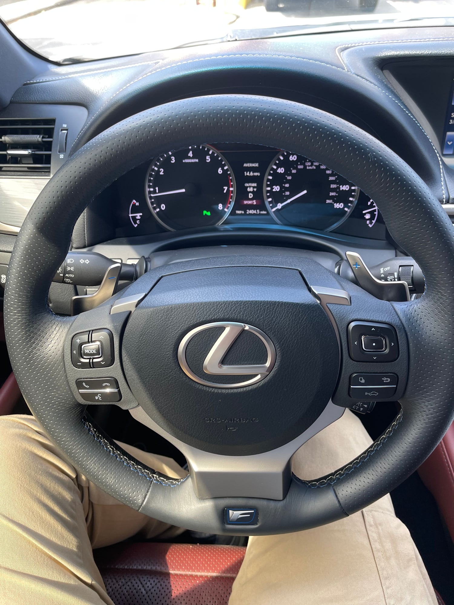 Interior/Upholstery - **Like New**GS F/RC F Steering Wheel - Used - 2016 to 2021 Lexus GS F - 2015 to 2021 Lexus RC F - 2014 to 2021 Lexus IS350 - 2014 to 2021 Lexus RC350 - 2014 to 2021 Lexus GS350 - Atlanta, GA 30004, United States