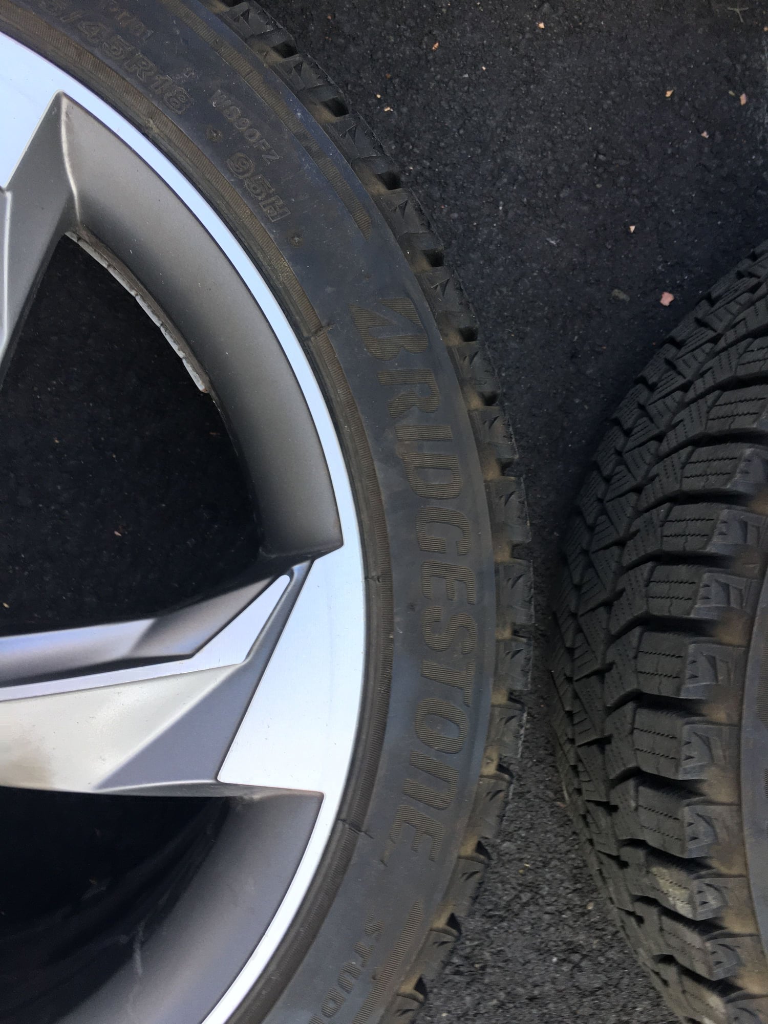 Wheels and Tires/Axles - Bridgestone Blizzak WS90 225/45/R18 + Andros R10 Winter Tire & Rim Package + TPMS - Used - 2008 to 2014 Lexus IS F - All Years Lexus IS - Brooklyn, NY 11230, United States