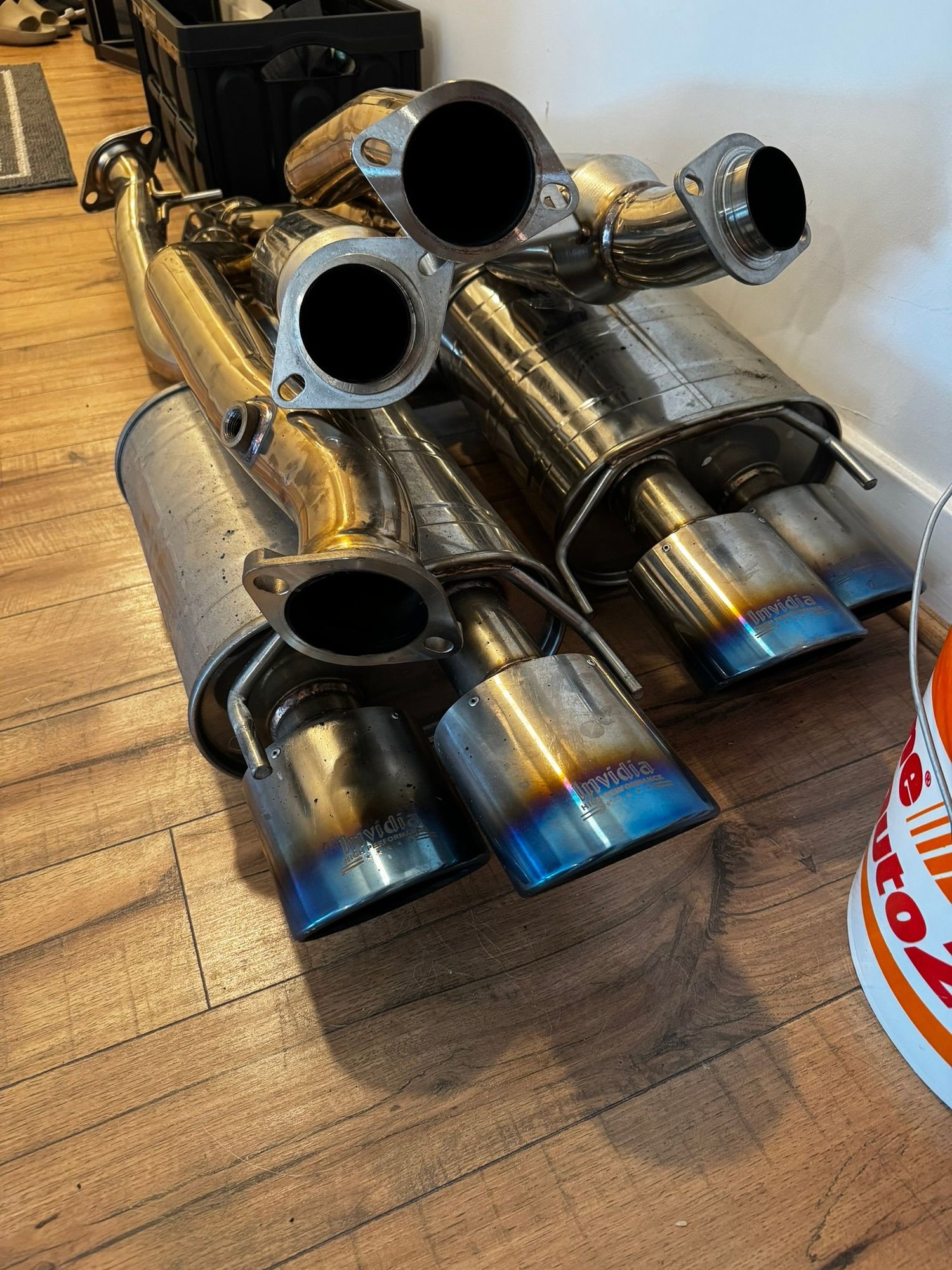 Engine - Exhaust - Invidia Catback Exhaust - Titanium Tips - Used - 2015 to 2024 Lexus RC F - Richmond, VA 23221, United States