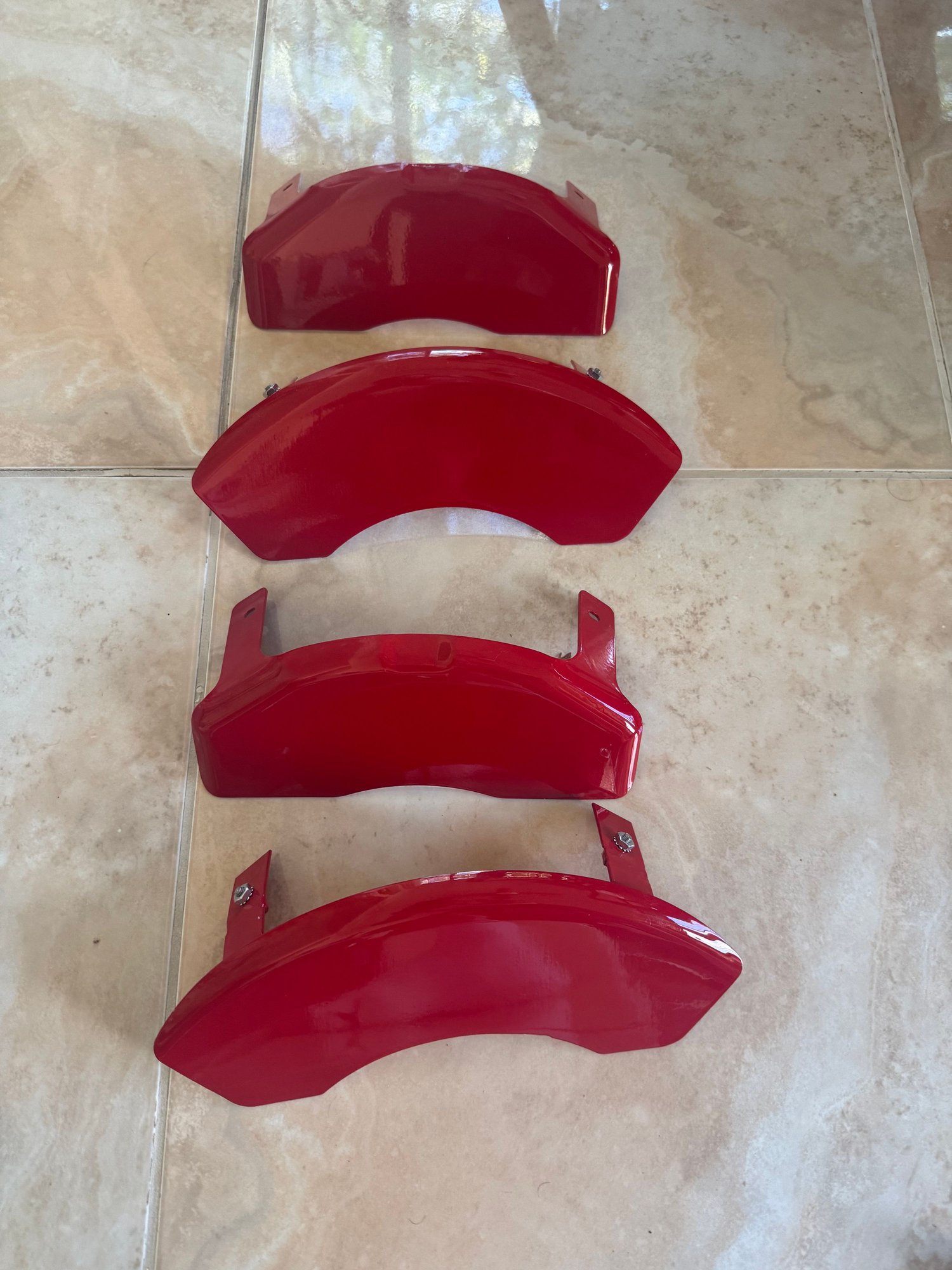 Exterior Body Parts - Brand new RED caliper break covers ( a full set of 4) - New - 2019 to 2025 Lexus ES350 - Clearwater/tampa/st Pete, FL 33764, United States