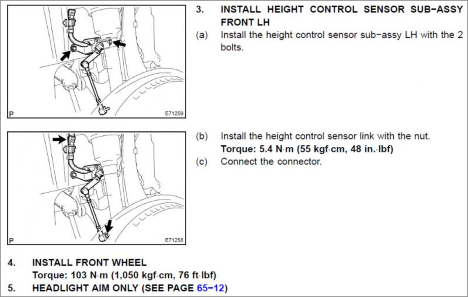 Headlight Auto leveling Sensors help ClubLexus Lexus Forum Discussion