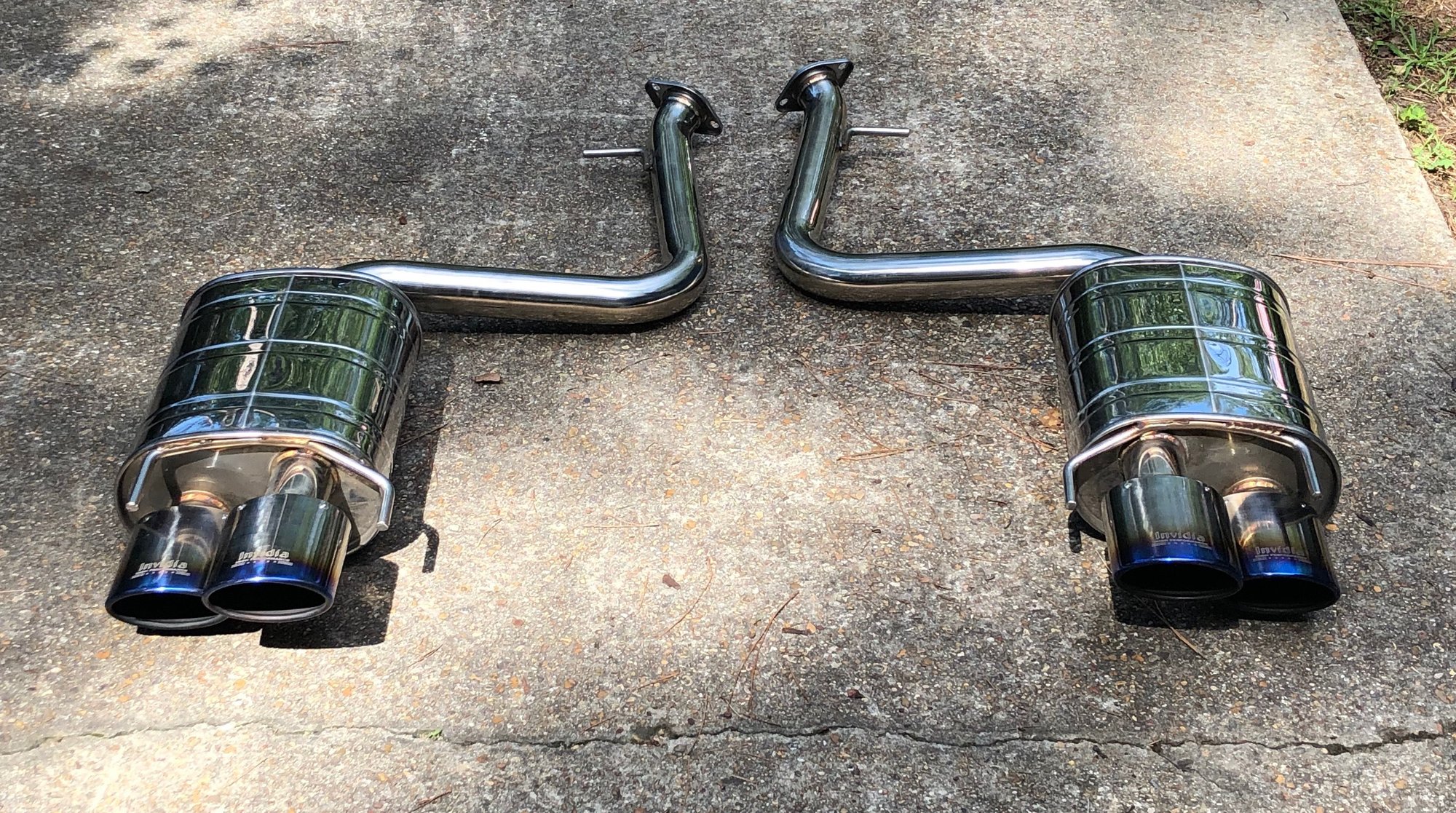 Engine - Exhaust - Lexus RC350 Exhaust Invidia Axlebacks - Blue Tips - Used - 2015 to 2019 Lexus RC350 - Gautier, MS 39553, United States
