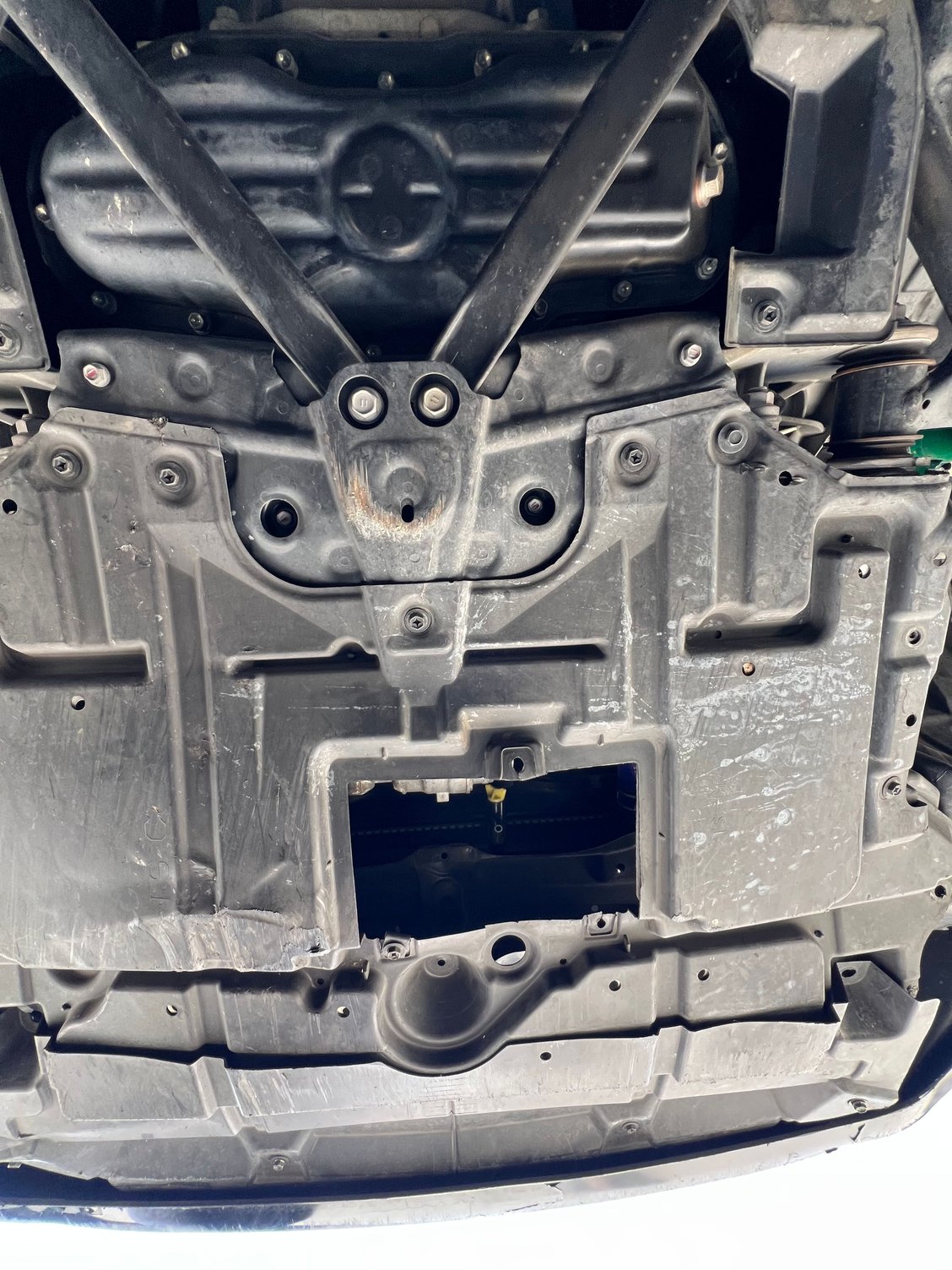 Remove the under tray