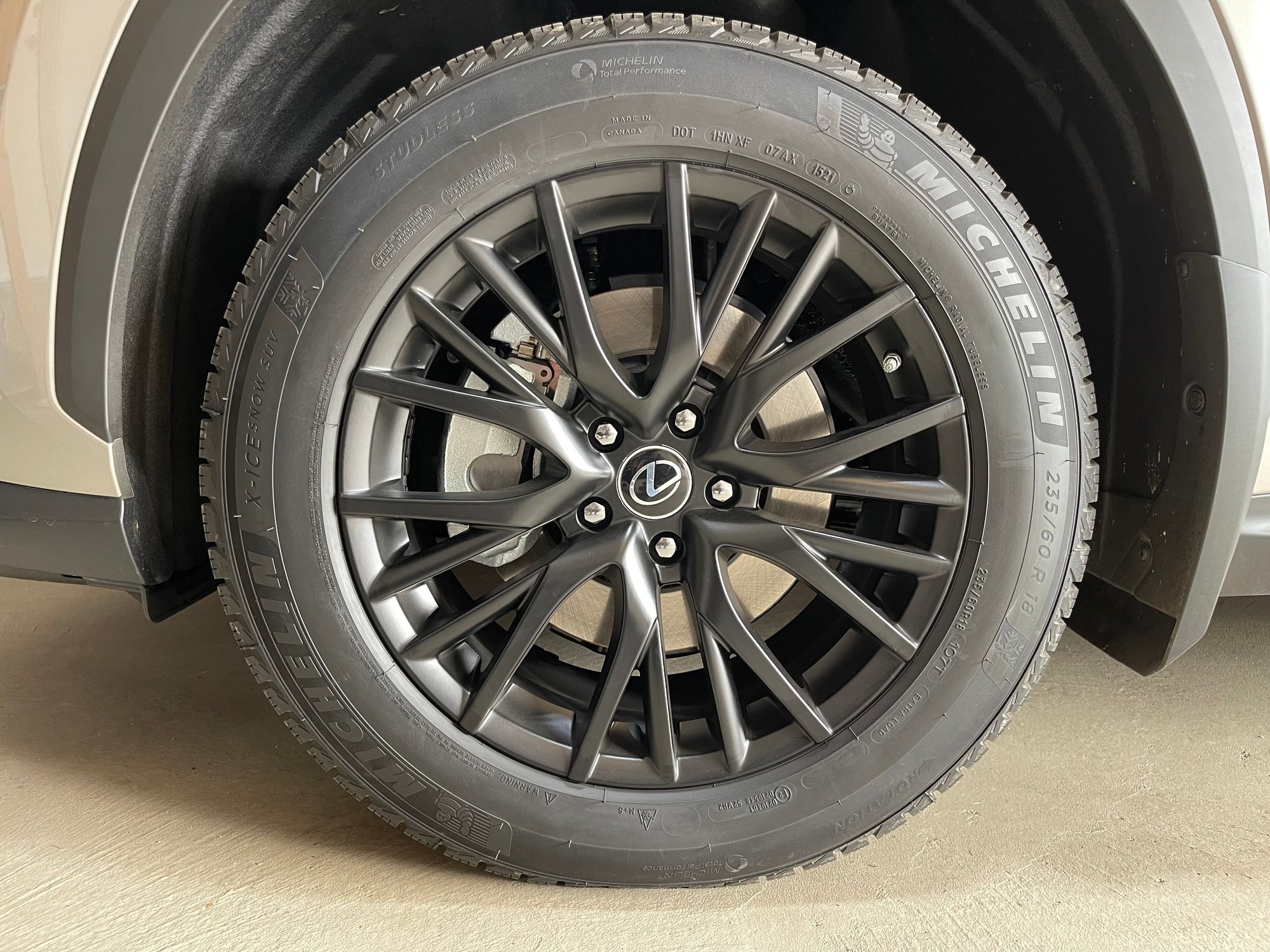 Wheels and Tires/Axles - Like New Michelin Xice Snow Tire + REPLIKA Rim + TPMS - Used - 2022 to 2024 Lexus NX - Hamilton, ON L8B1X4, Canada