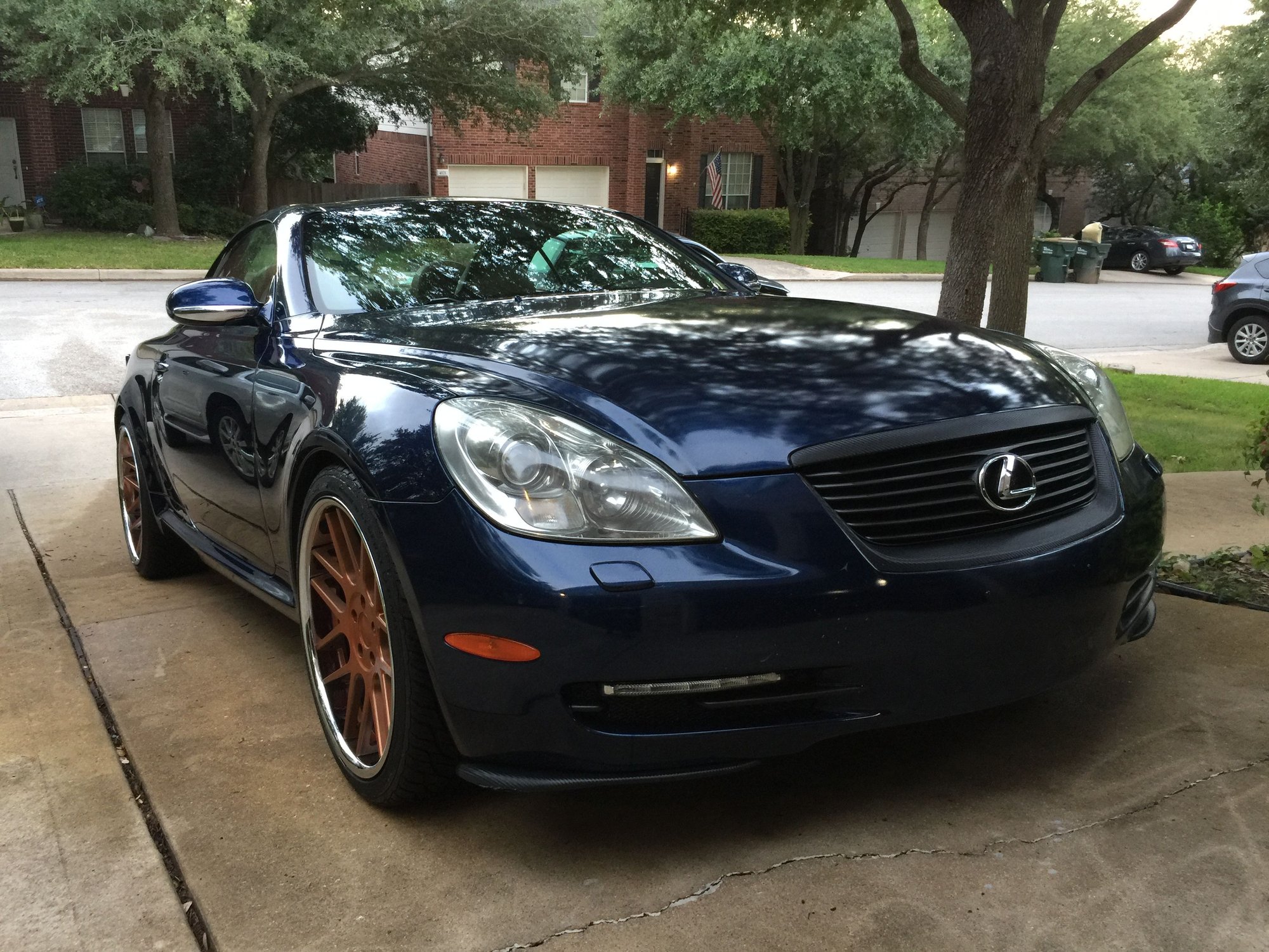 Copper Plastidip on blue SC430! - ClubLexus - Lexus Forum Discussion