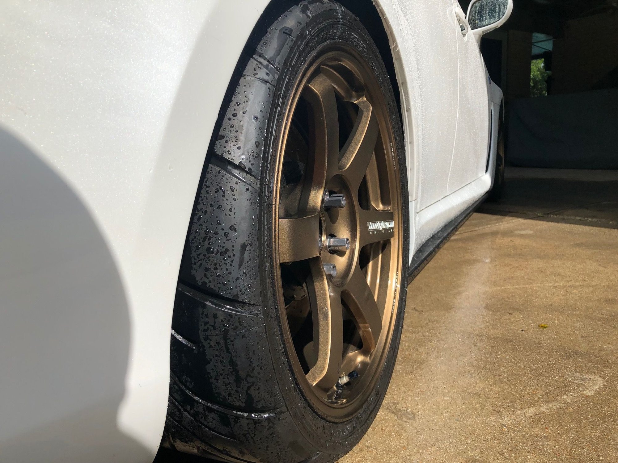 Wheels and Tires/Axles - Testing Waters:  18x9.5 TE37 Sagas in bronze with/without Advan A048 tires - Used - Dallas, TX 75204, United States