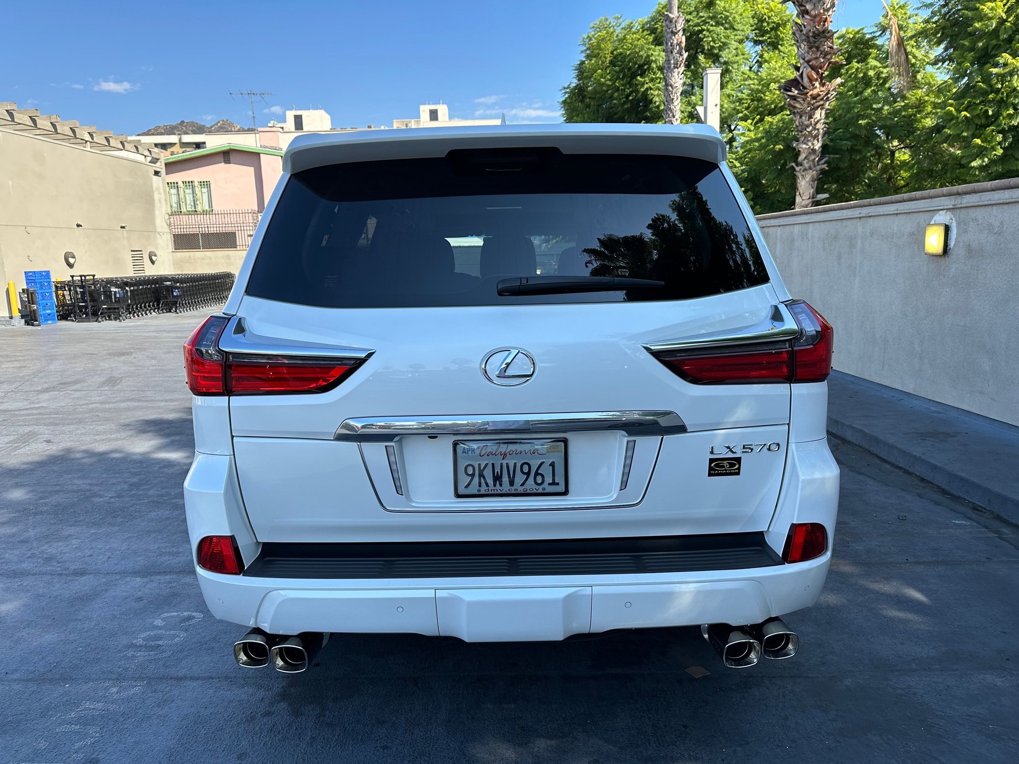 2017 Lexus LX570 - 2017 Lexus LX570 With original Japanese lights and the Ganador exhaust - Used - VIN JTJHY7AX5H4224625 - 53,000 Miles - 8 cyl - 4WD - Automatic - SUV - White - Los Angeles, CA 90028, United States