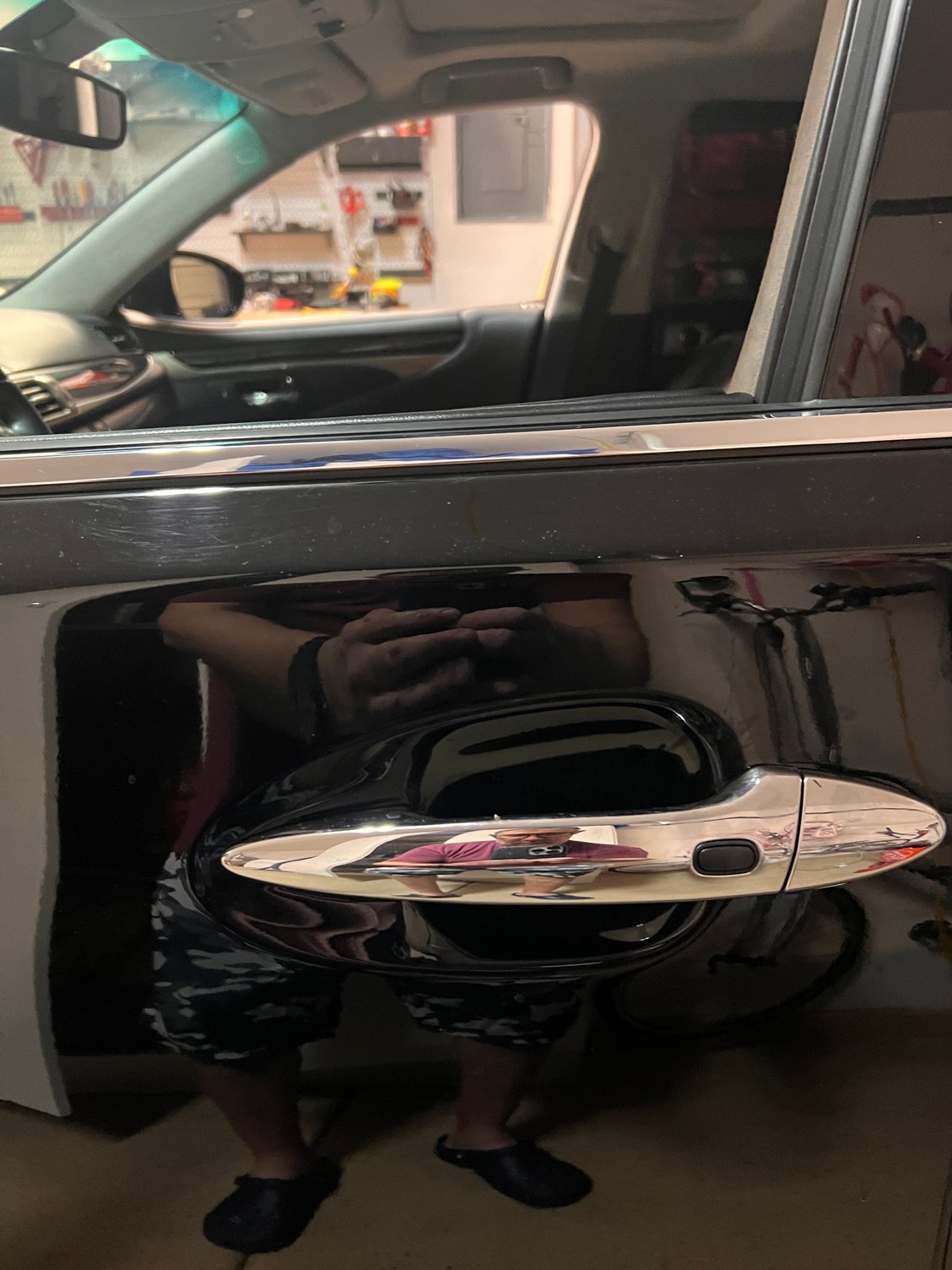 Driver door for comparison. 