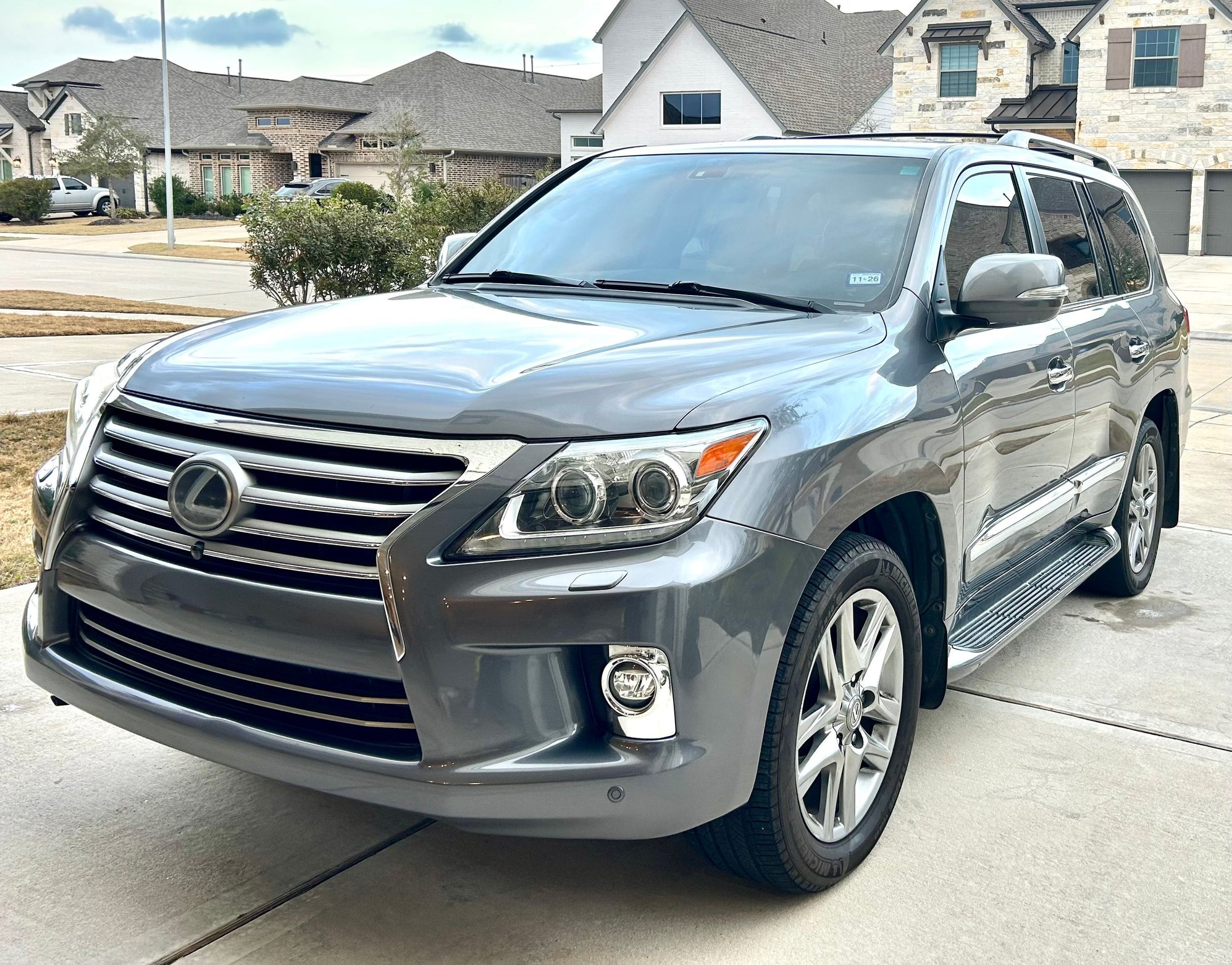 2015 Lexus LX570 - 2015 Lexus LX570 Nebula Grey Pearl - Used - VIN JTJHY7AX6F4172354 - 224,000 Miles - 8 cyl - 4WD - Automatic - SUV - Gray - Katy, TX 77494, United States