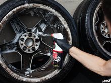 Just a rinse and some of our Brake Dust Cleaning spray.