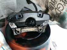 here's what the caliper looks like after one or 2 sprays