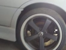 Gross wheel gap... Ill fix that