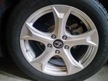 17x7 with very good tiresset of 4 very clean no curb rash or scratches. 1200 obo