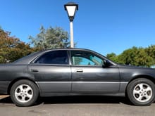 1998 ES300 with ~300 miles on new KYB Strut-Plus assemblies (and a moderate set of tools in the trunk).