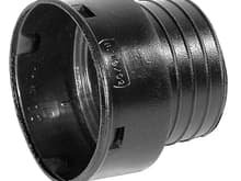 From the Home Depot site - this is a 3" landscape drainage pipe adapter (link provided in post).