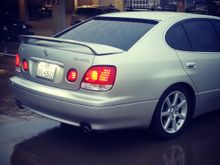 megan racing adjustable rear control arms led tailights roof spoiler lip.. fortune auto coils with swift spring