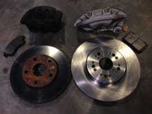 SC300 front brakes compared to LS400
