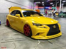 Lexus IS250 front splitter lip kit